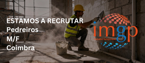 Pedreiros (M/F) &mdash; Coimbra